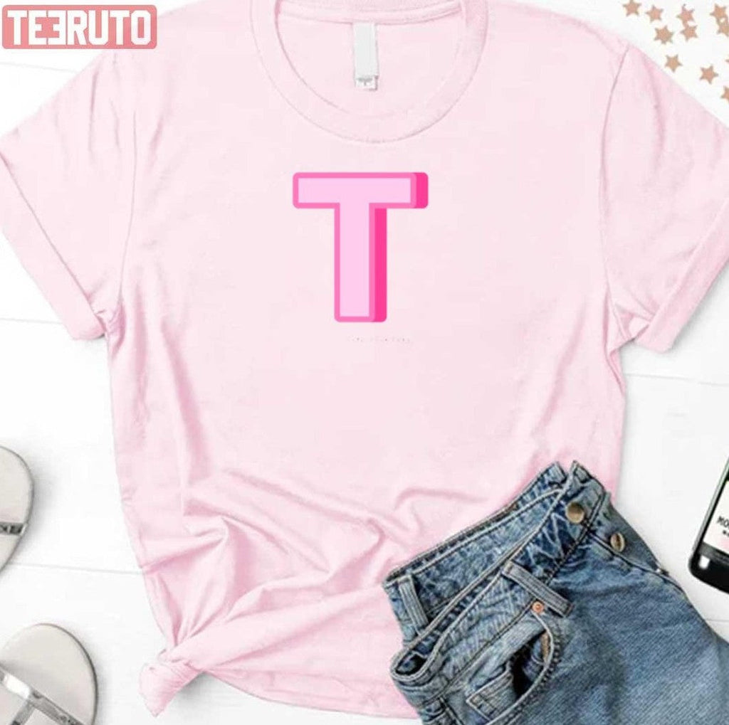 T Pink Preppy Unisex T-Shirt