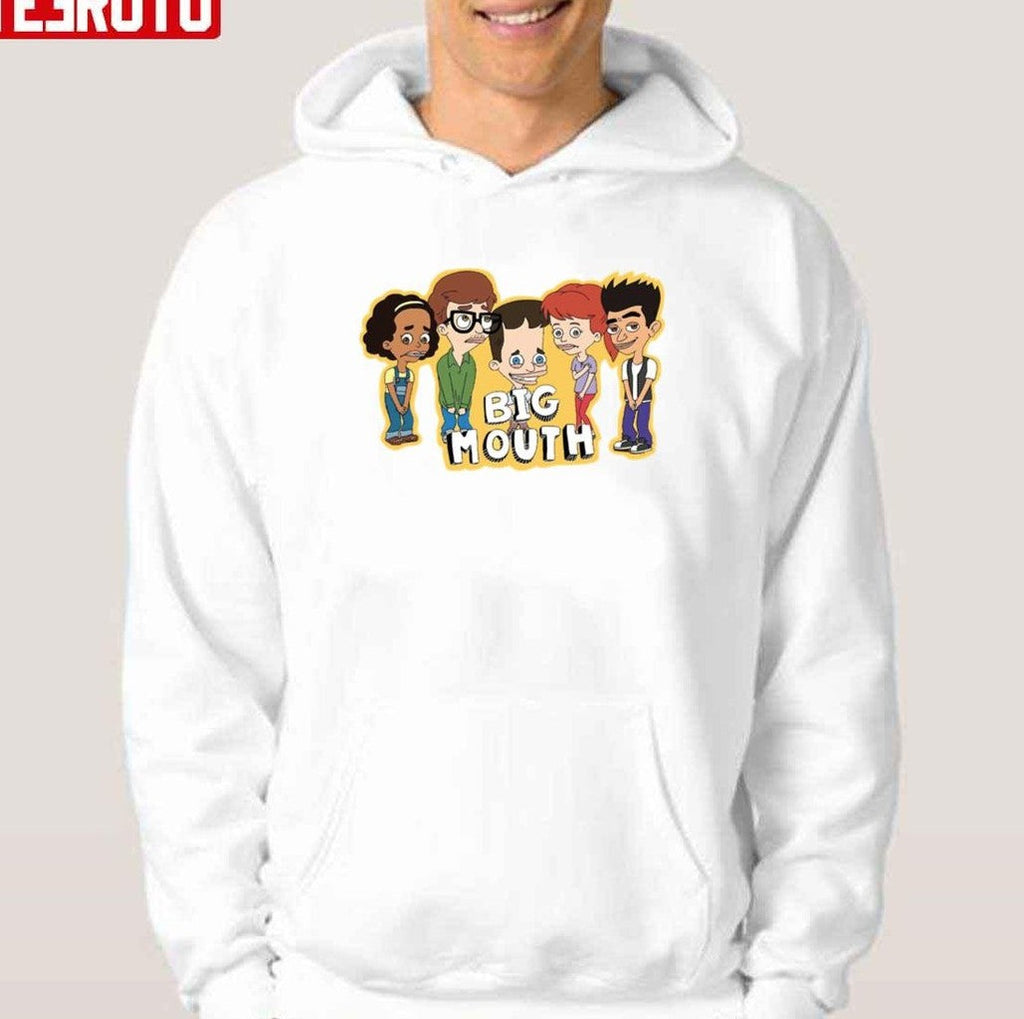 Big Mouth Cartoon Characters T-Shirt