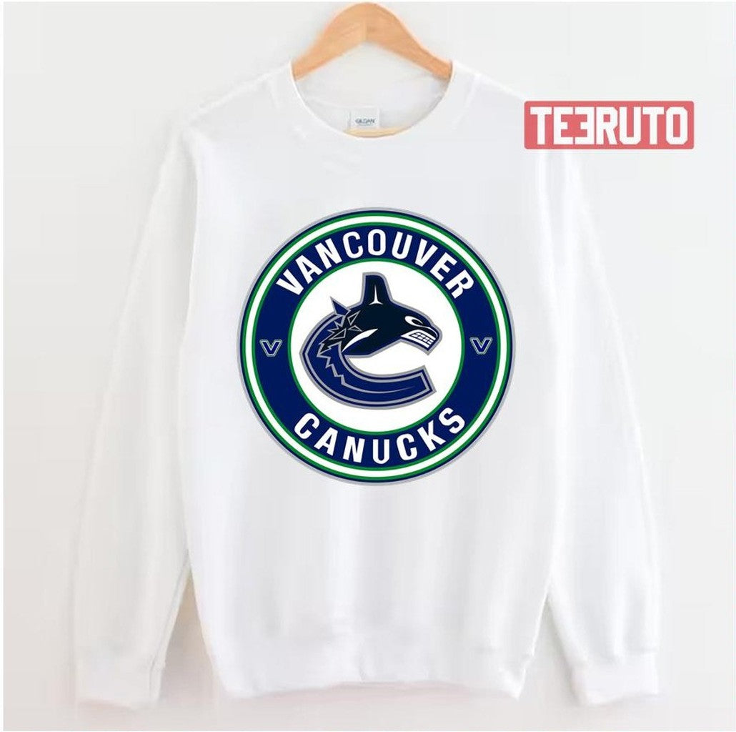 Round Blue Logo Vancouver Canucks Unisex Sweatshirt