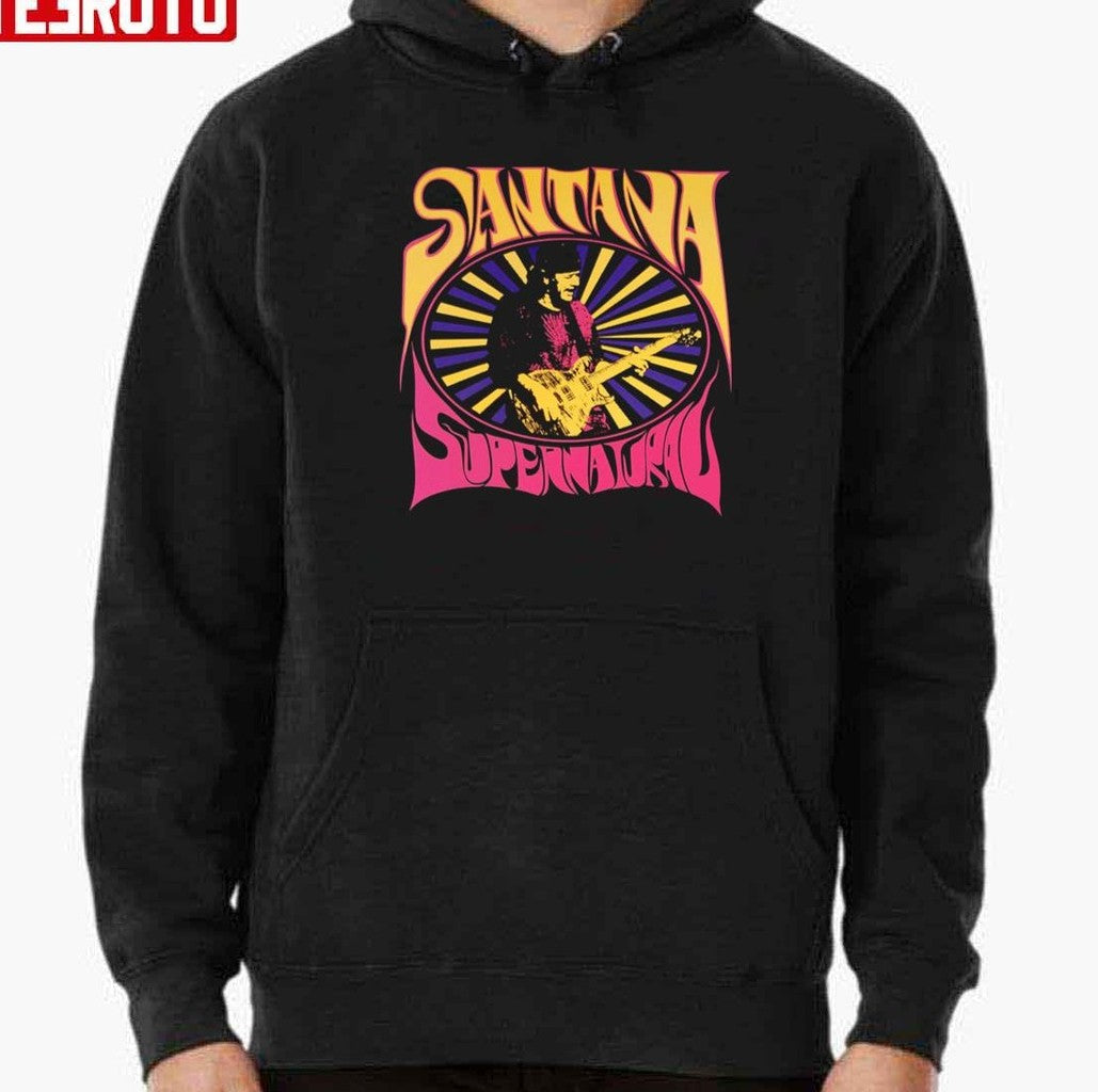 Santana Supernatural Vintage Graphic Unisex T-Shirt