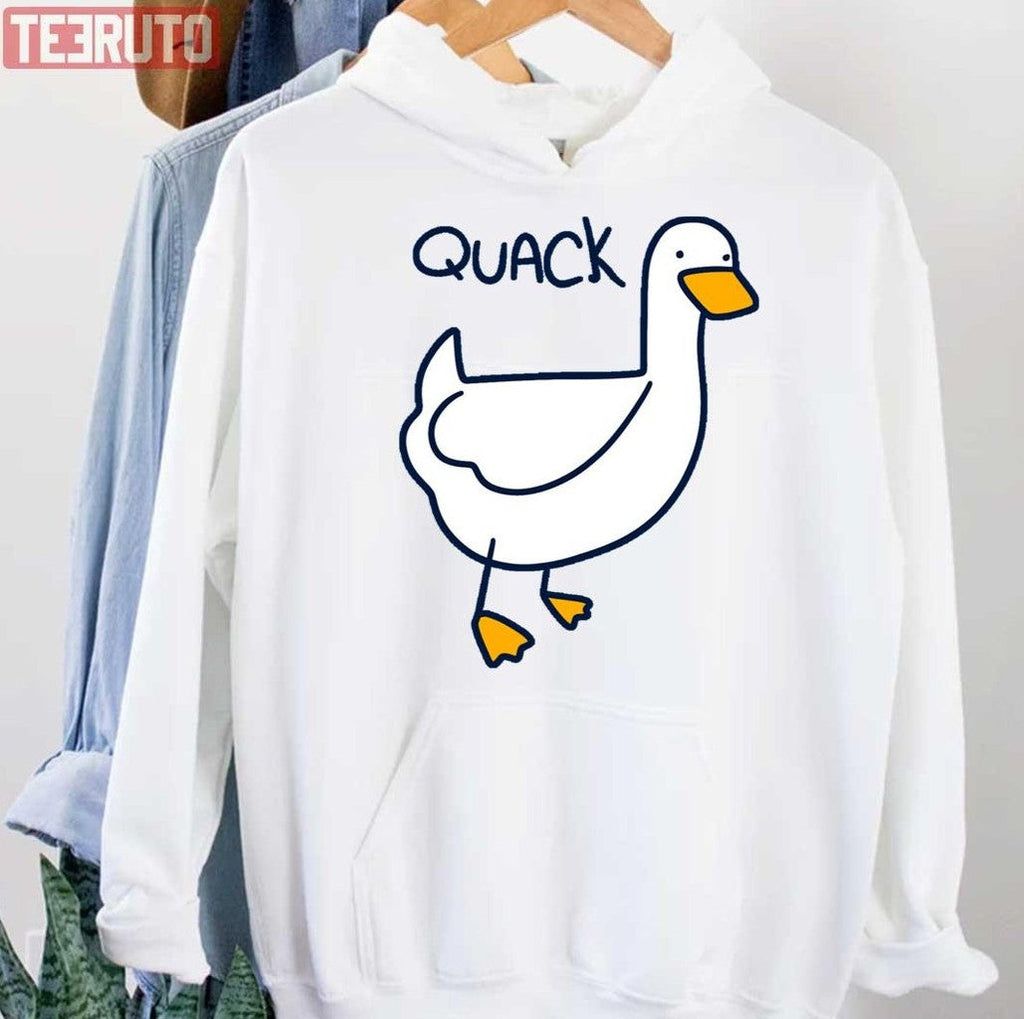 Quack Duck Funny The Goose Unisex Hoodie
