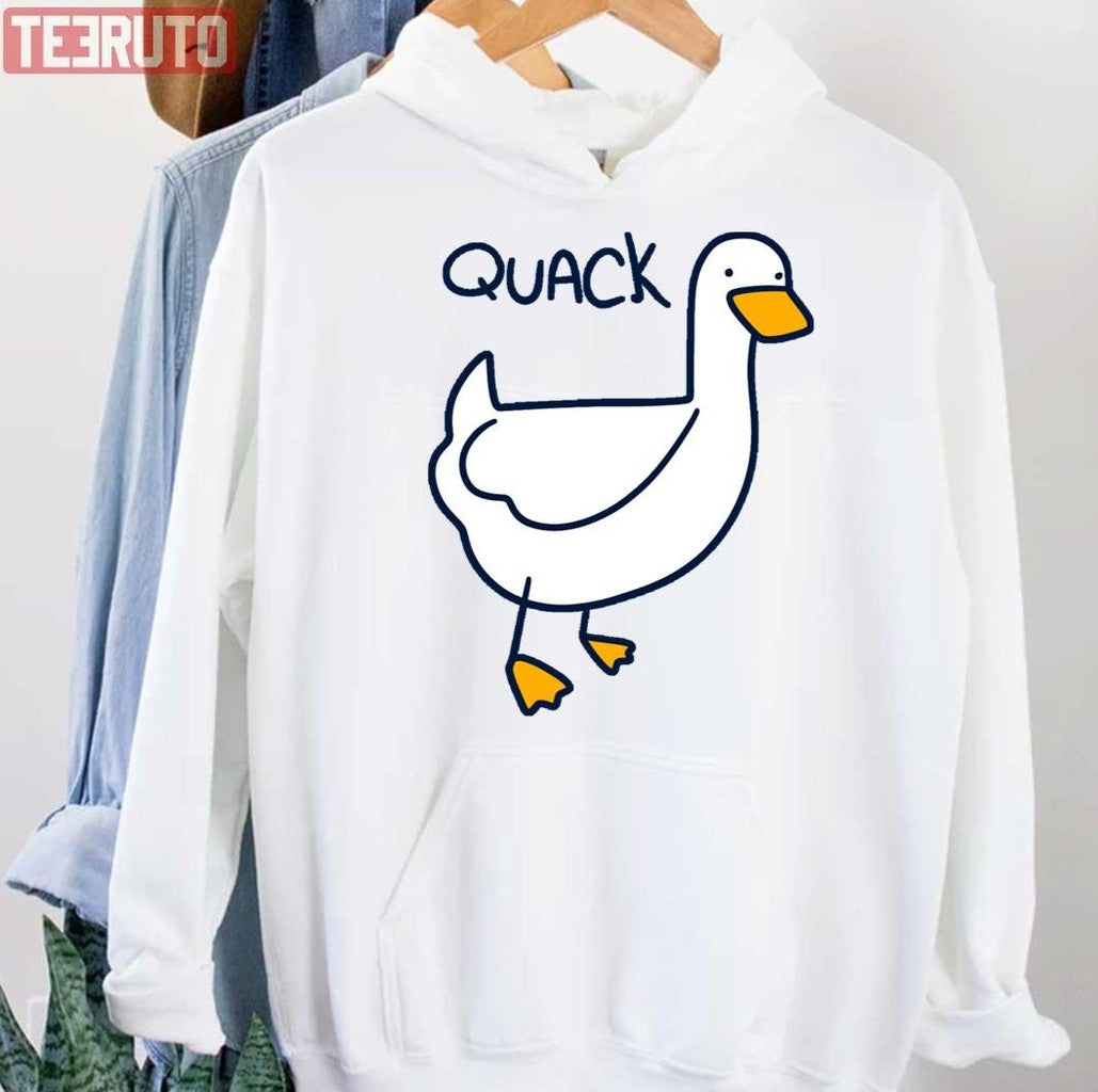 Quack Duck Funny The Goose Unisex Hoodie