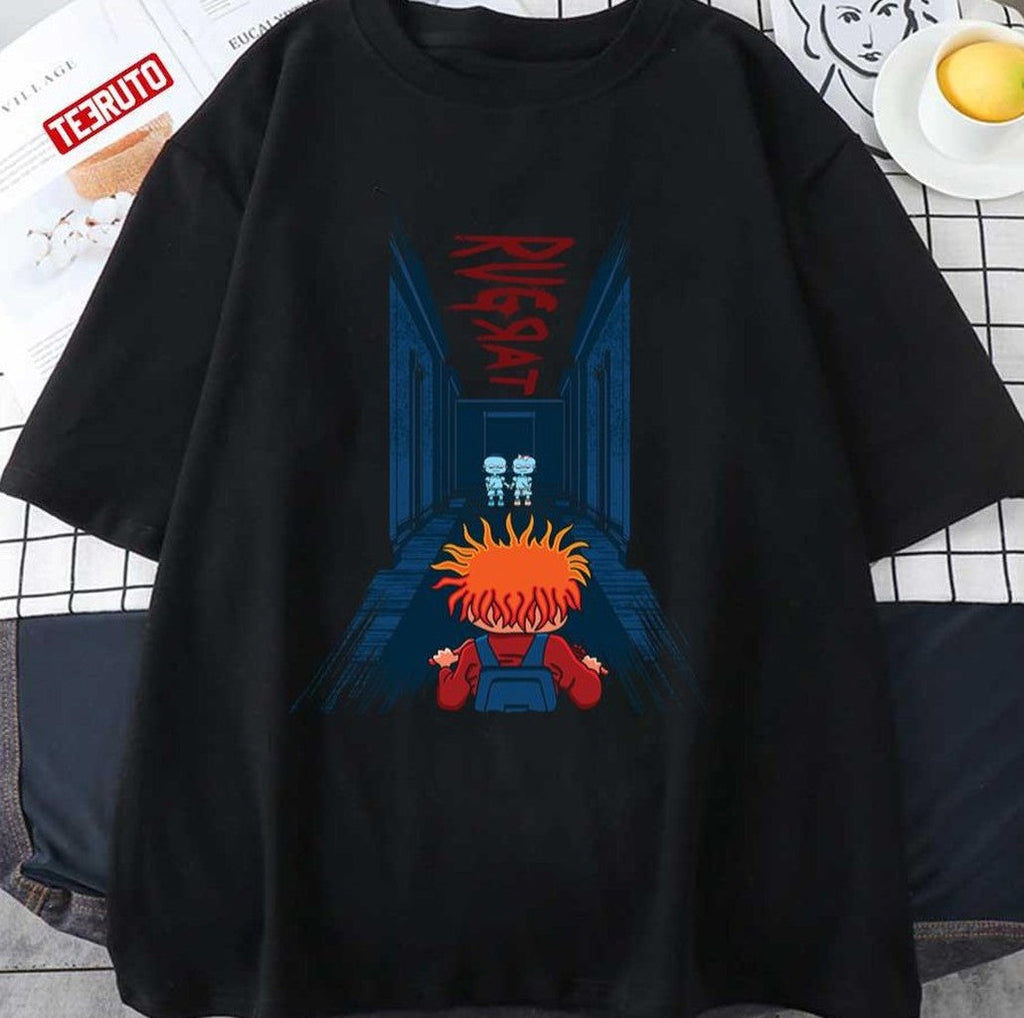 Run Rugrats Chuckie Finster Creepy Artwork Unisex T-shirt