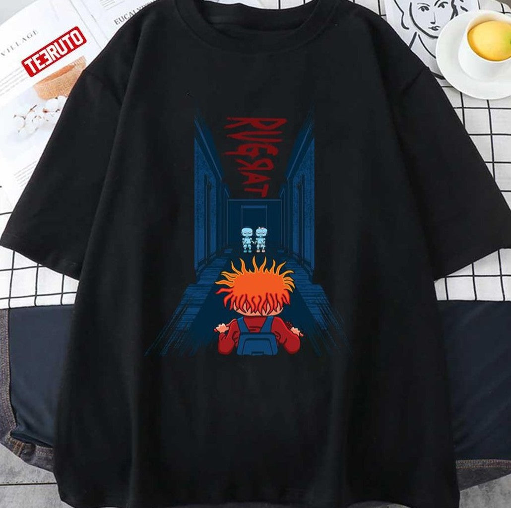Run Rugrats Chuckie Finster Creepy Artwork Unisex T-shirt