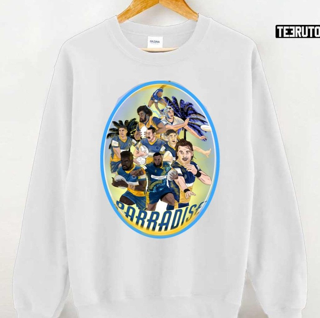 Parradise Cartoon Team Rugby Unisex T-Shirt