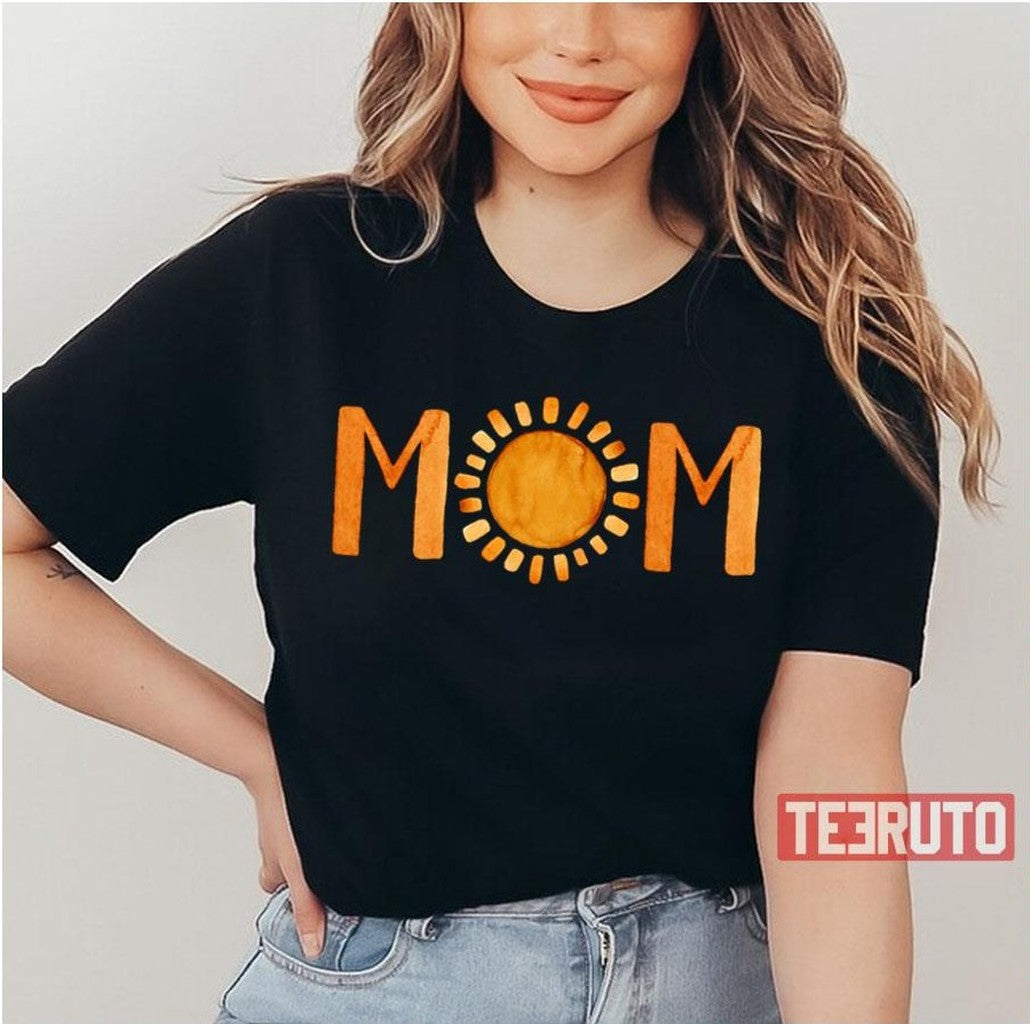 Mom Watercolor Yellow Sunshine Mother's Day Unisex T-Shirt