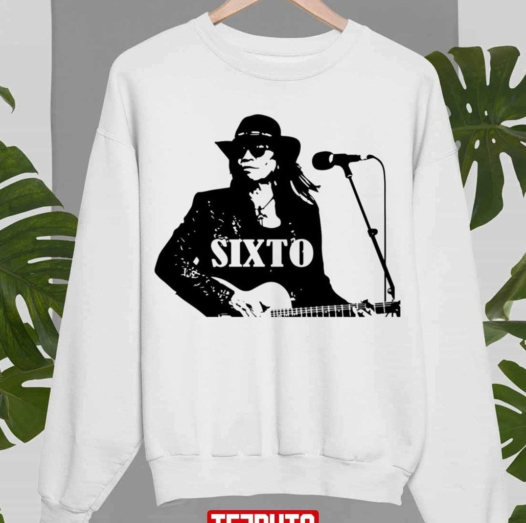 Black Iconic Art Sixto Rodriguez Unisex Sweatshirt
