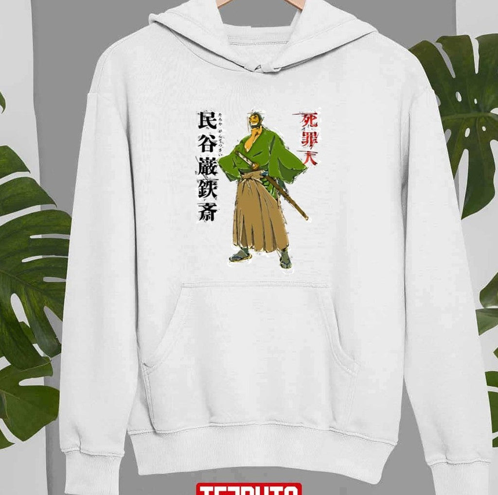Tamiya Gantetsusai Hell's Paradise Character With A Mustache And A Beard Unisex T-Shirt