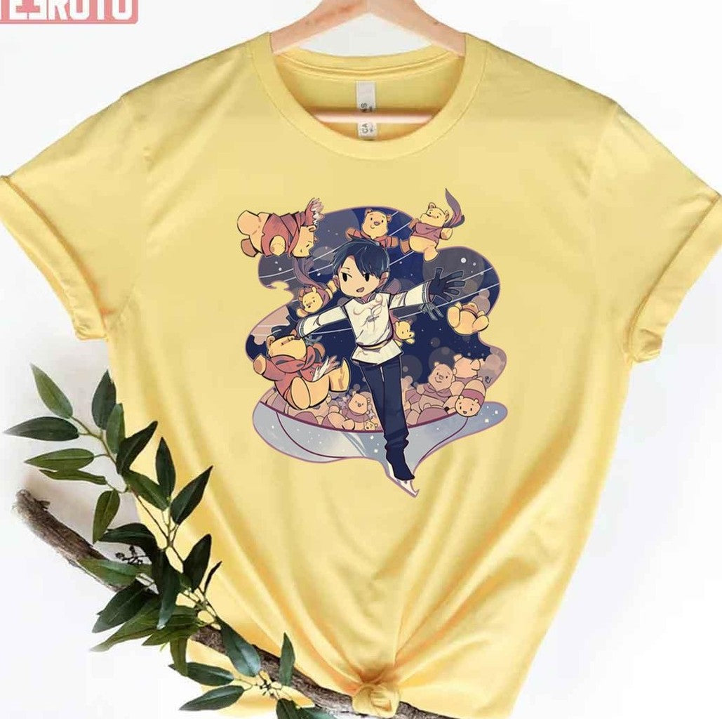 Pooh Yuzuru Hanyu Chibi Fanart Unisex T-Shirt