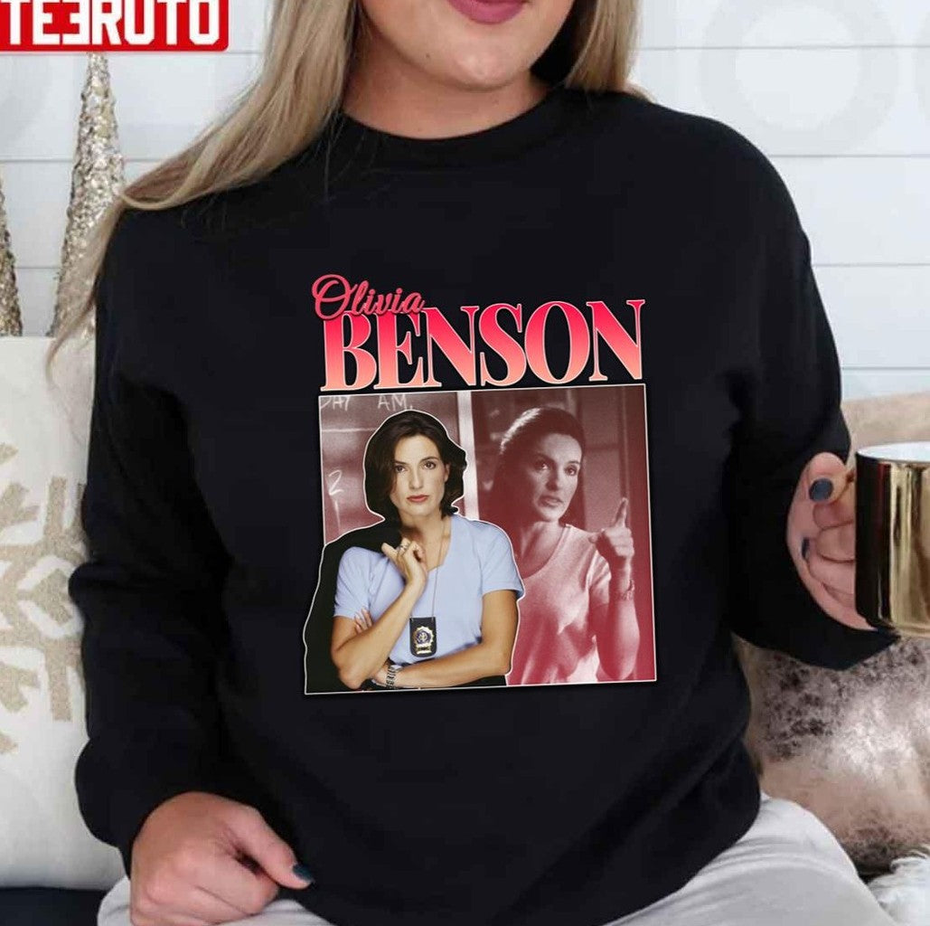 Olivia Benson 90s Inspired Vintage Law &amp; Order Design Unisex T-shirt