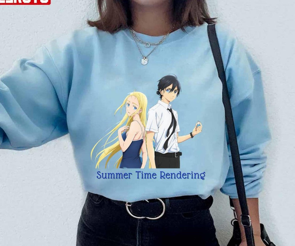 Summer Time Rendering Shinpei Ajiro And Ushio Kofune Unisex Hoodie