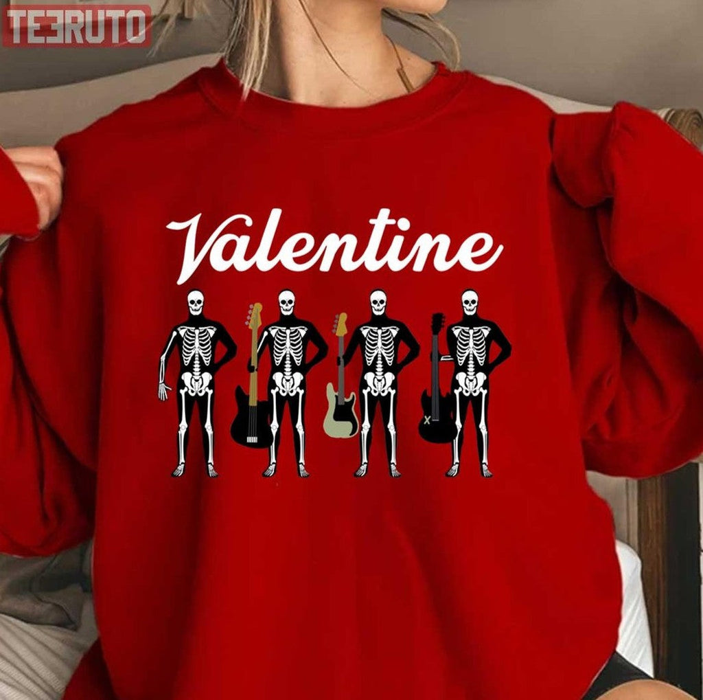 Skeletons Valentine 5sos 5 Seconds Of Summer Unisex Sweatshirt