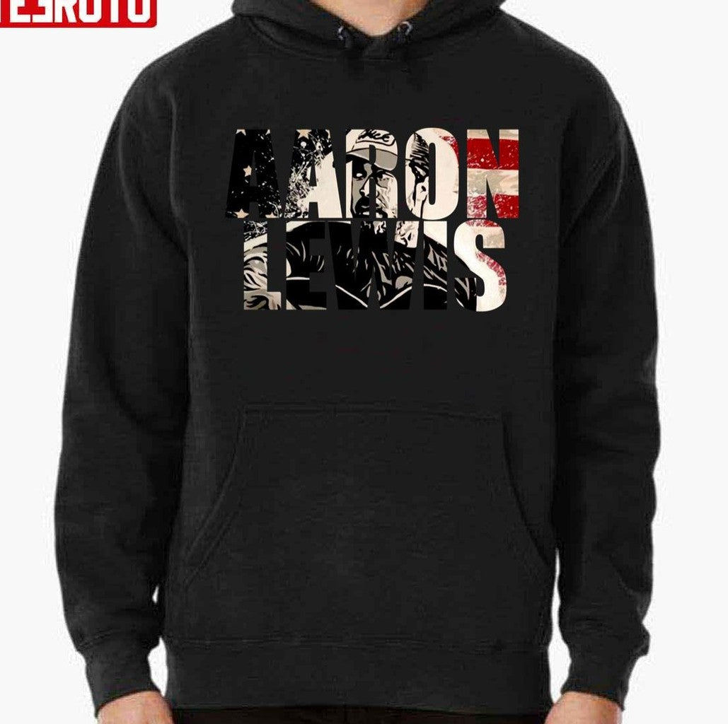 Popular Singer Aaron Lewis American Flag Graphic Unisex T-Shirt