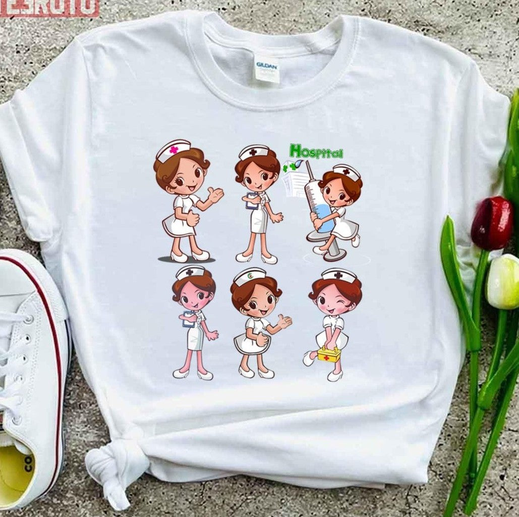 National Nurses Week Cute Chibi Unisex T-Shirt