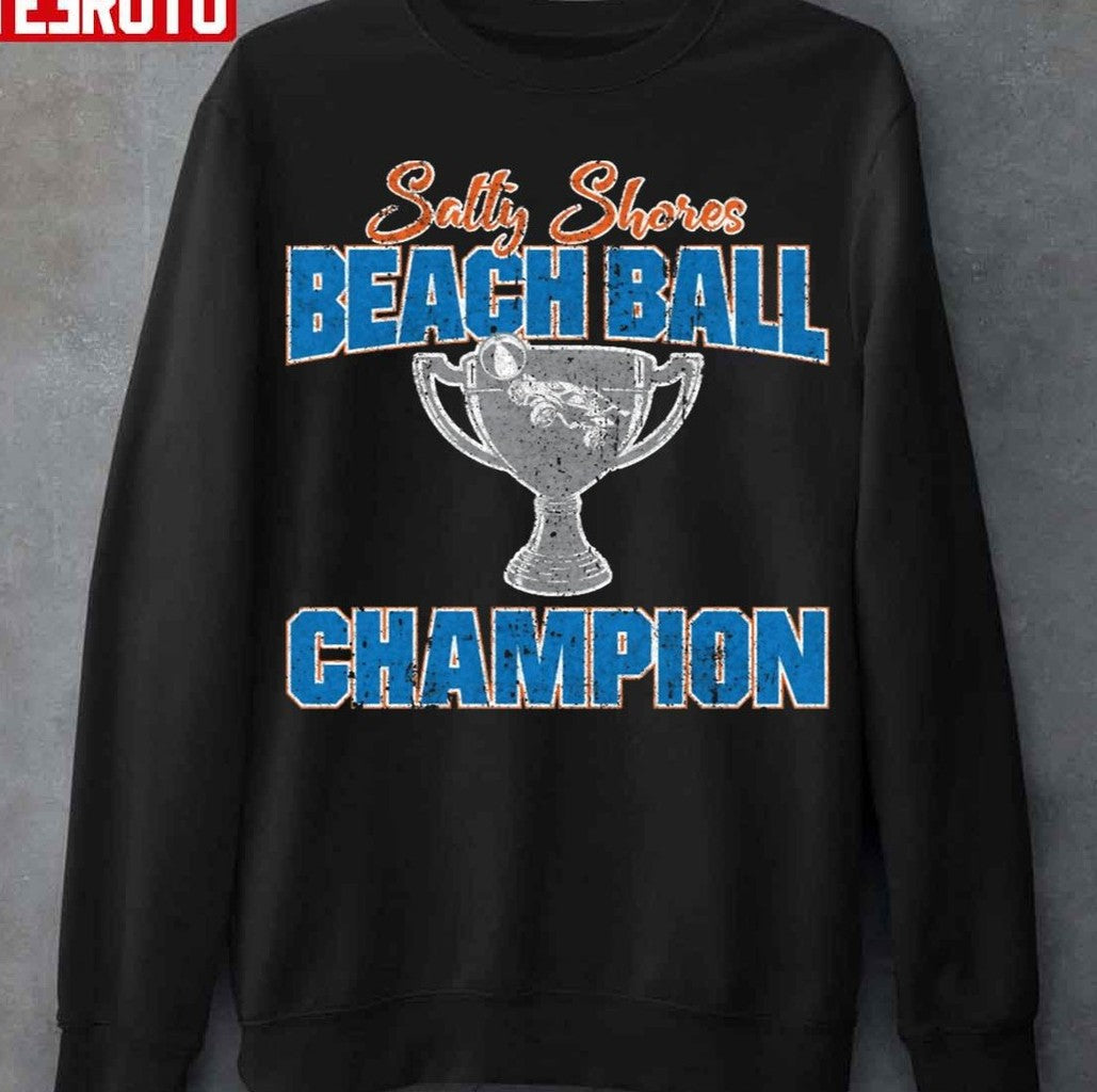 Salty Shores Beach Ball Champion Unisex T-Shirt