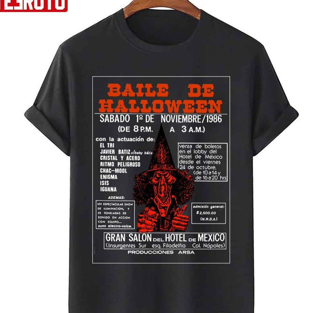 Sparkling Endowed Wonderful Alex Lora El Tri Halloween Dance Salon Del Hotel De Mexico 1986 Vintage Unisex Sweatshirt