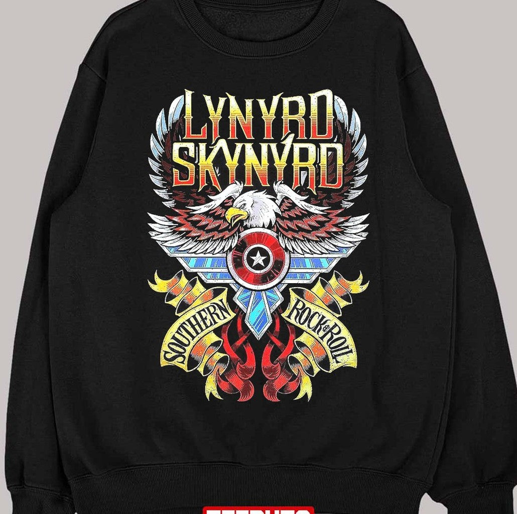 Southern Rock And Roll Lynyrd Skynyrd Rock Band Unisex Sweatshirt