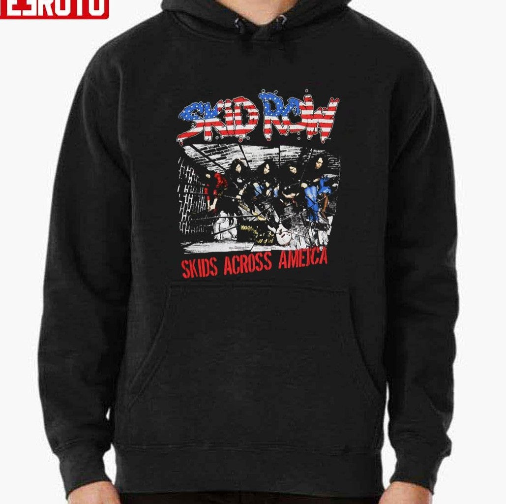 Skids Across America Skid Row Band Unisex T-Shirt