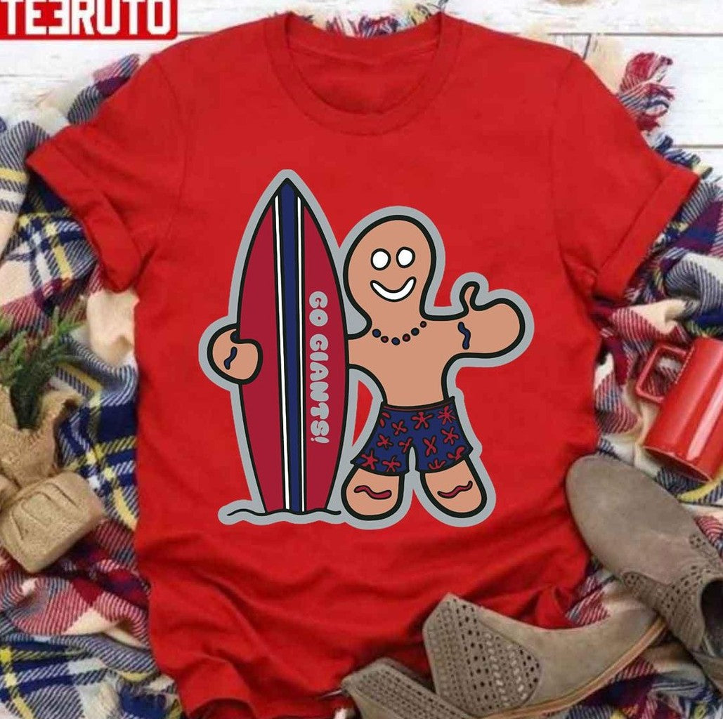 Surfs Up For The New York Giants Unisex T-Shirt