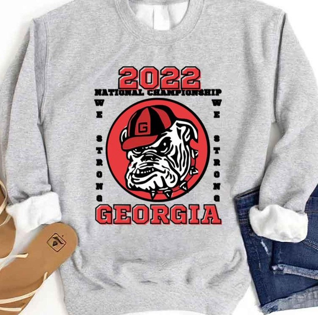 Proud Supporter Of Snow Days Georgia Bulldogs Champions 2023 Unisex Sweatshirt