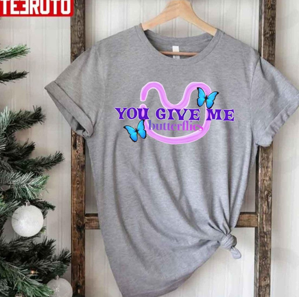 Attention You Give Me Butterflies Newjeans Unisex T-Shirt