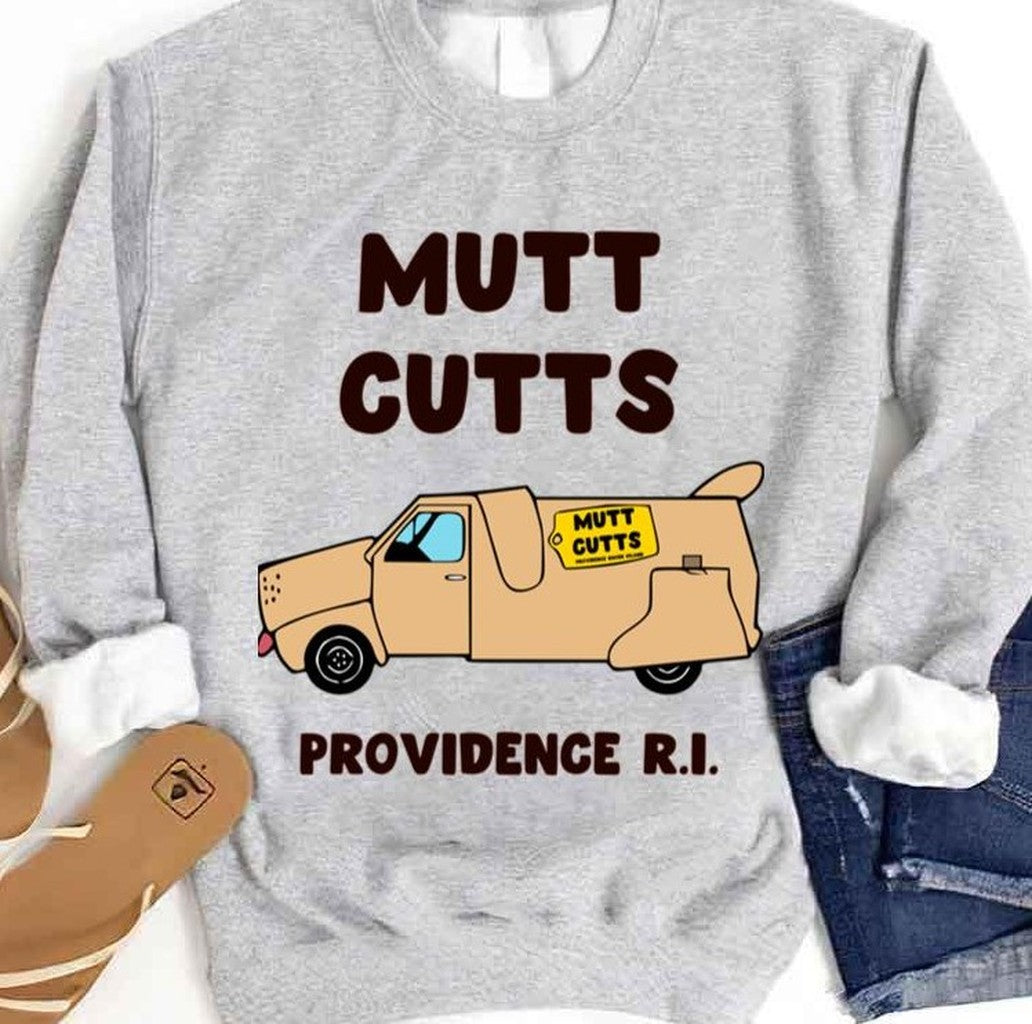 Mutts Cutts Providence R.I. Dumb And Dumberer Unisex Sweatshirt