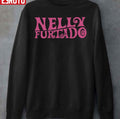 Nelly Furtado Pink Logo Whoa Nelly! Folklore Loose Unisex Sweatshirt