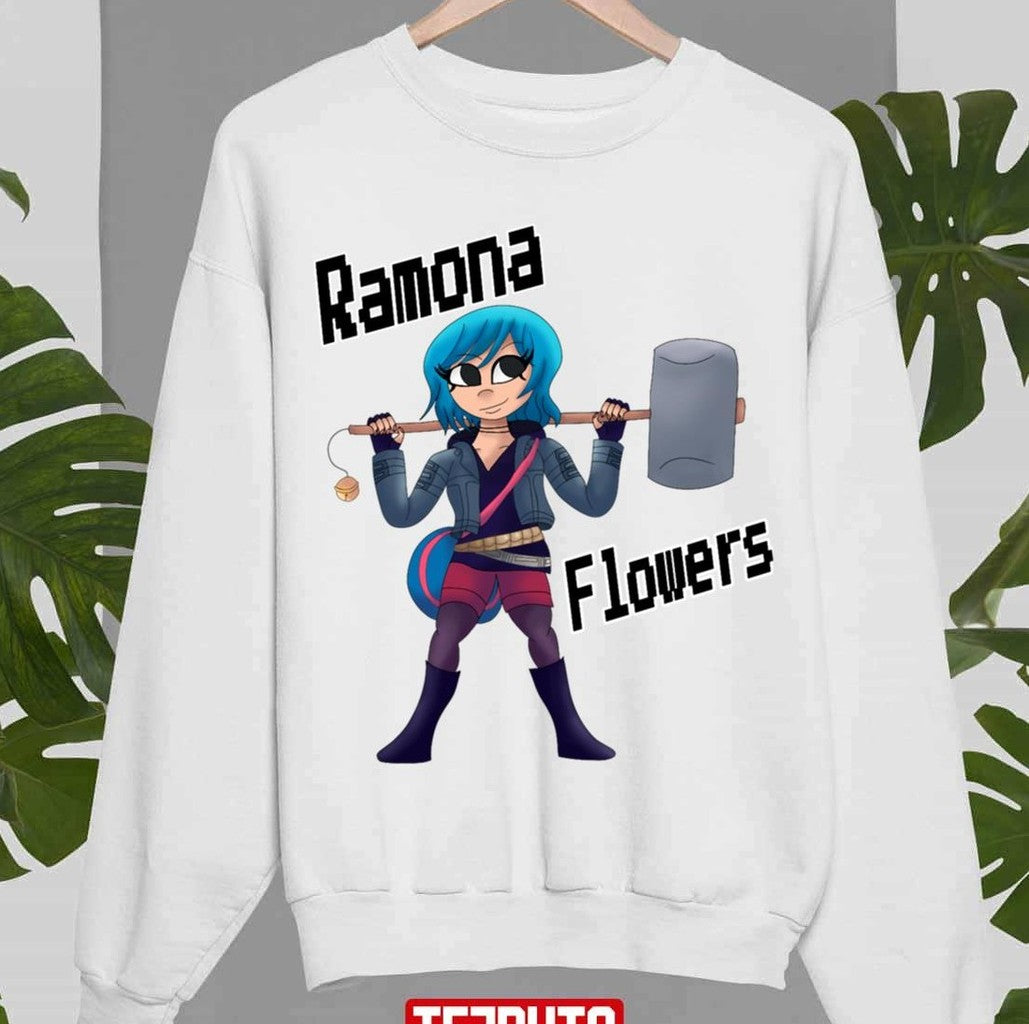 Scott Pilgrim Takes Off Sp Ramona Flowers Unisex Sweatshirt