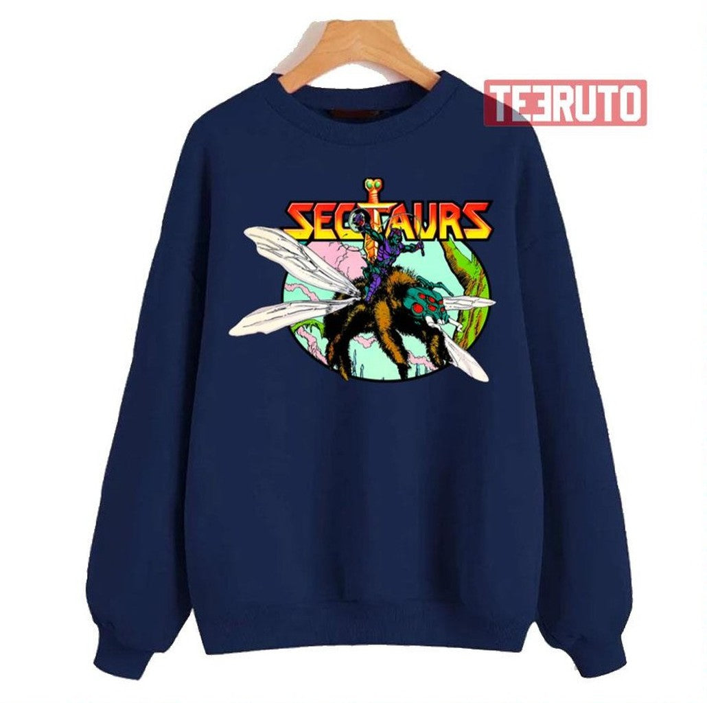 80's Cartoon Sectaurs General Spidrax &amp; Spiderflyer Unisex Sweatshirt