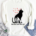 The Bat And The Cat Silhouette Cat-Bat Unisex Sweatshirt