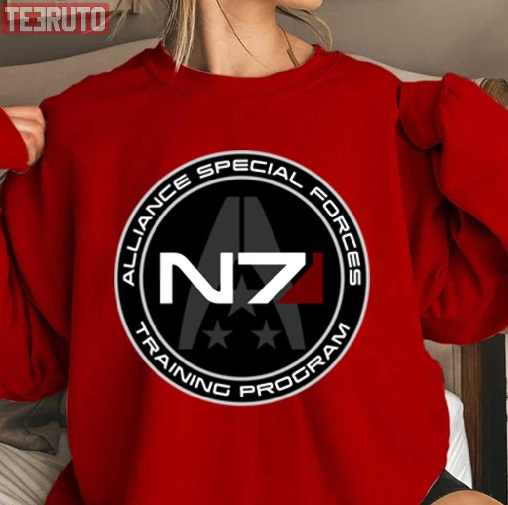 Special N7 Recruit Patch Mass Effect Unisex Sweatshirt
