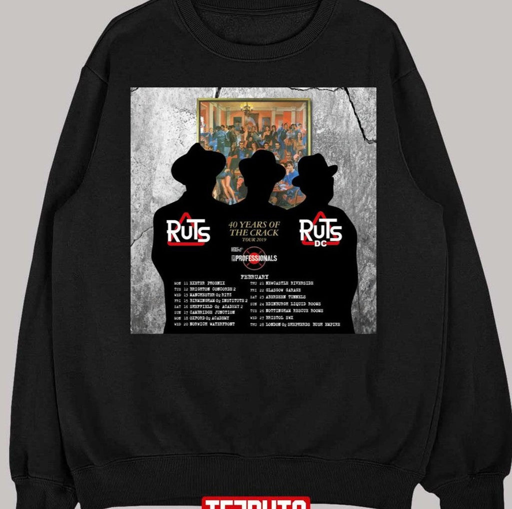40 Years Of The Crack New Tour Date The Ruts Unisex T-Shirt