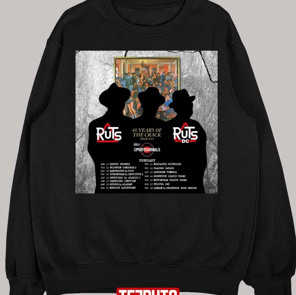 40 Years Of The Crack New Tour Date The Ruts Unisex T-Shirt