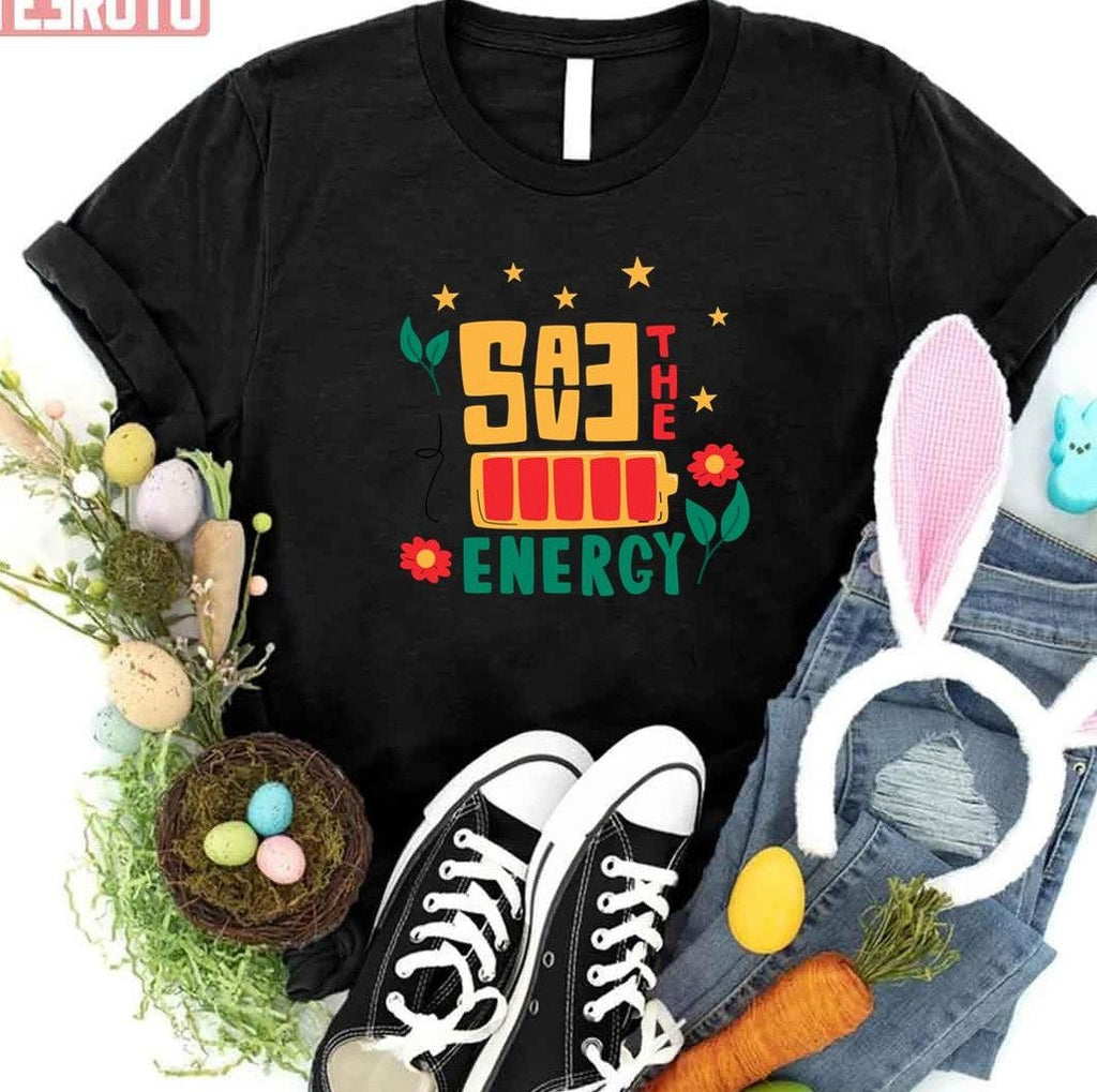 Save The Energy Generation Zero Game Funny Unisex T-Shirt