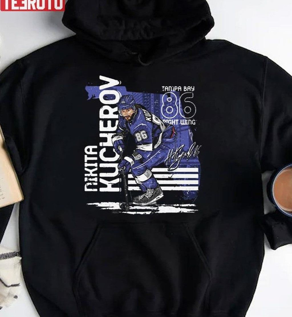 Signature Design Tampa Bay Lightning Nikita Kucherov State Unisex Hoodie