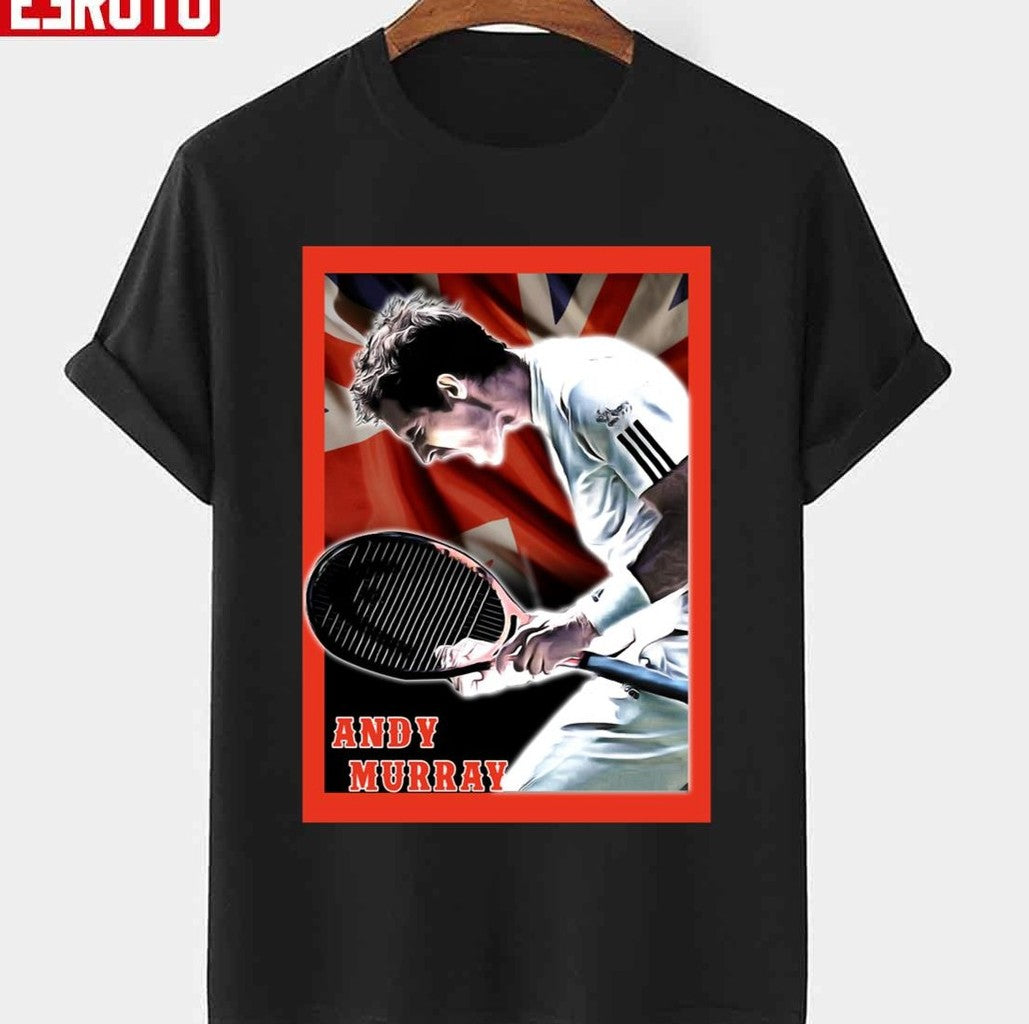 Tennis Player Andy Murray Unisex T-shirt