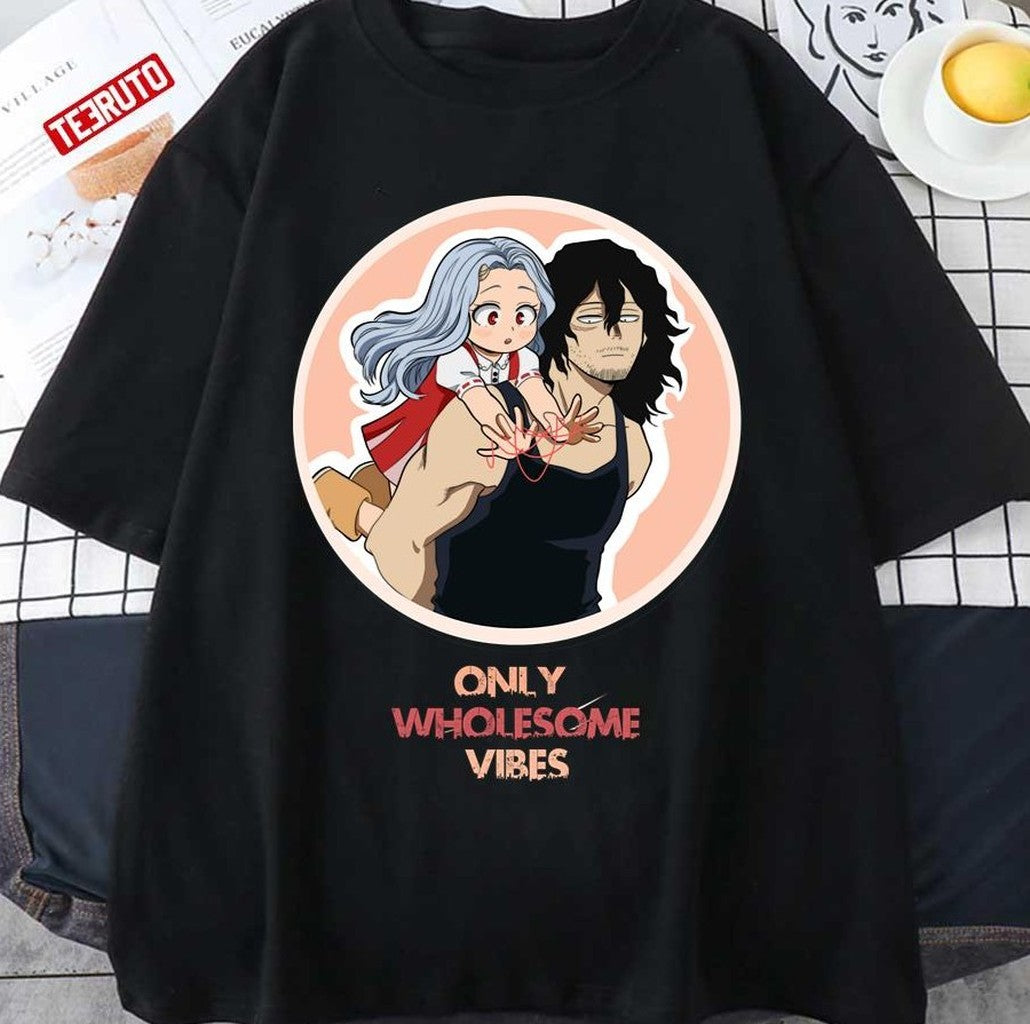 Only Wholesome Vibes Aizawa And Eri My Hero Academia Unisex T-Shirt