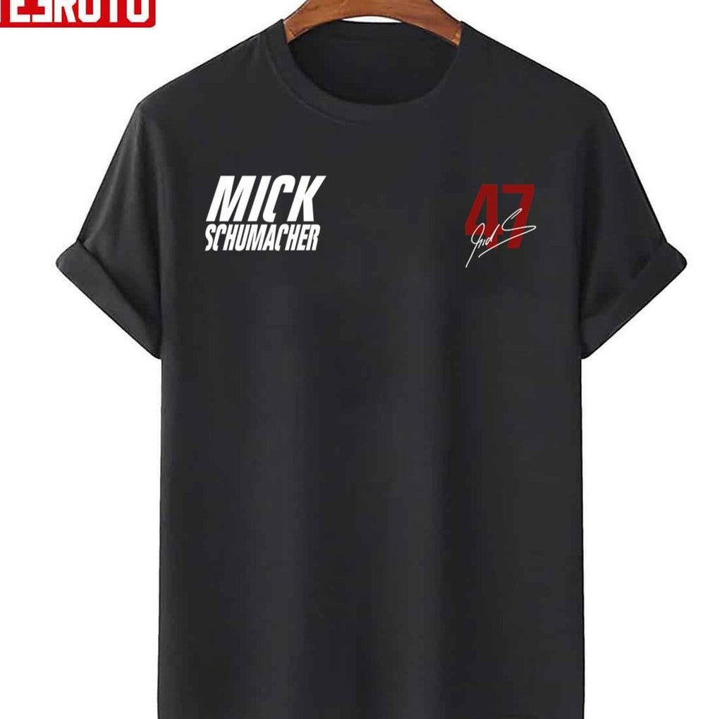 No 47 Mick Schumacher Racing Driver Design Unisex Sweatshirt
