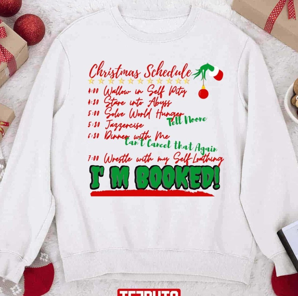 Schedule Christmas Unisex Sweatshirt