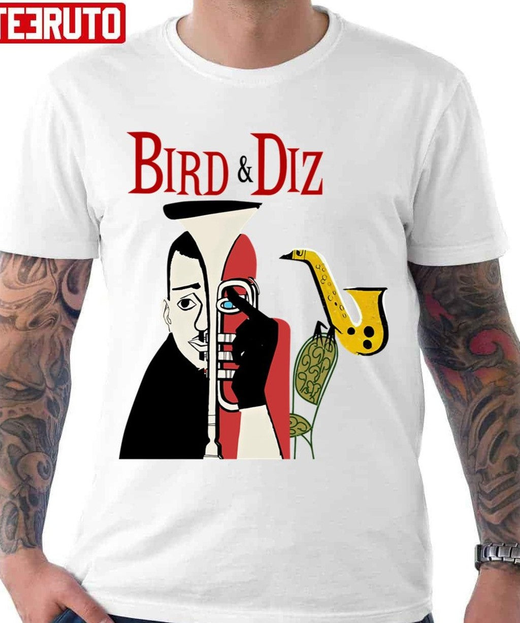 Bird And Diz Illustration Charlie Parker Unisex T-Shirt