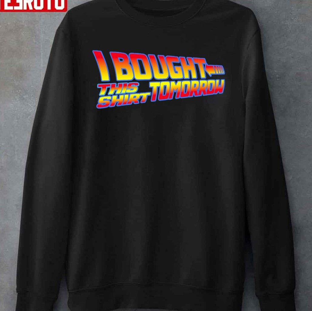 Back To The Future Movie I Bought This Tomorrow Vintage Unisex T-Shirt