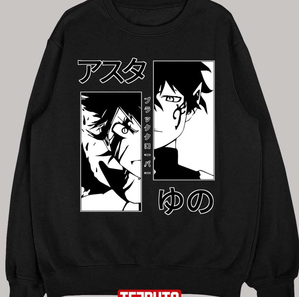 Asta And Yuno Black Clover Main Characters Art Unisex T-Shirt