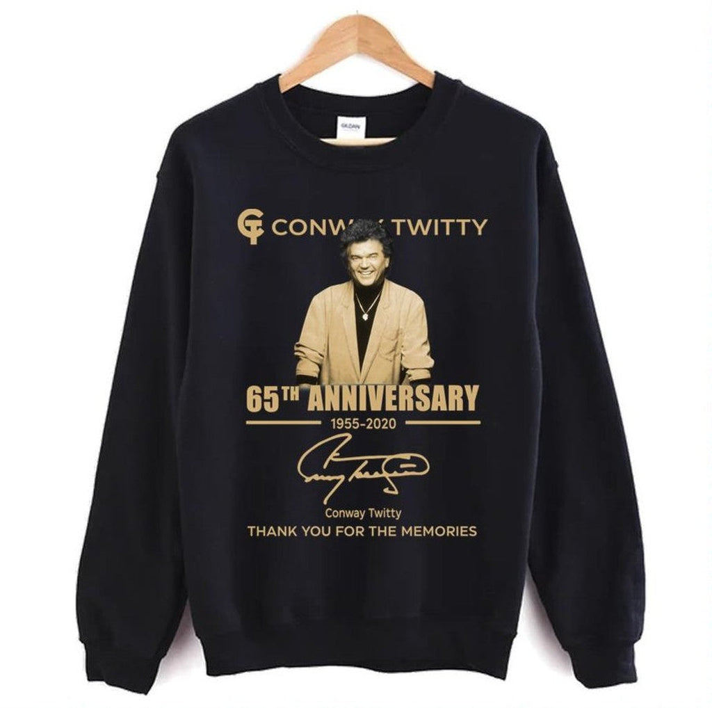 65th Anniversary 1955 2020 Thank You 2 Conway Twitty Unisex Hoodie