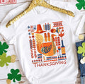 Art Turkey Thanksgiving Vibes T-Shirt