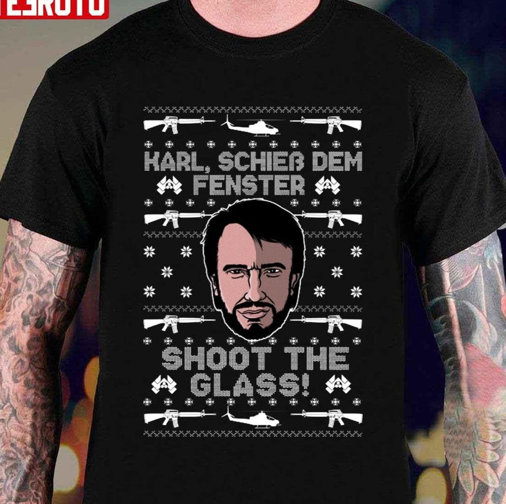 Shot The Glass Christmas Unisex T-Shirt