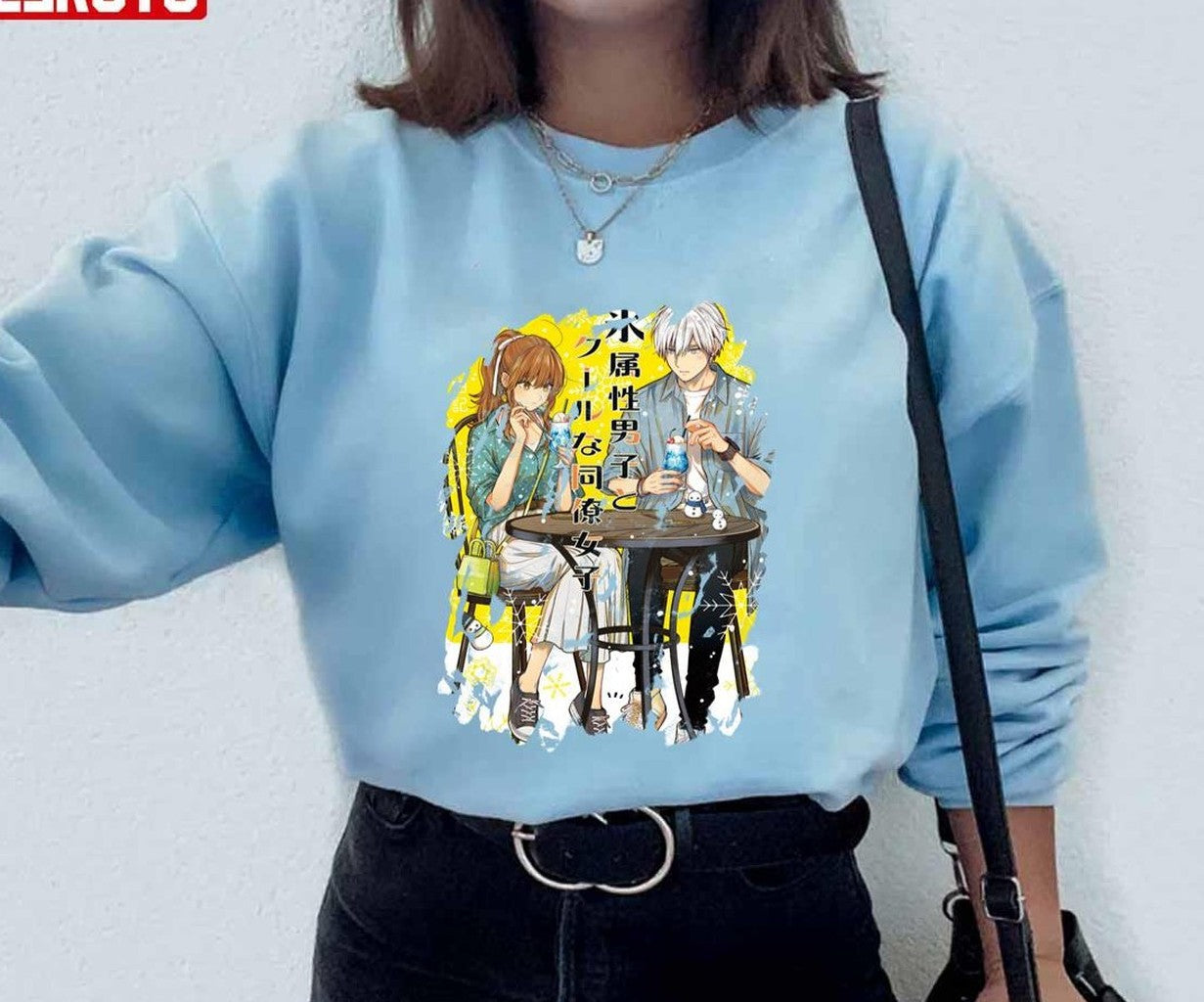 Tea Time The Ice Guy And His Cool Female Colleague Unisex Hoodie