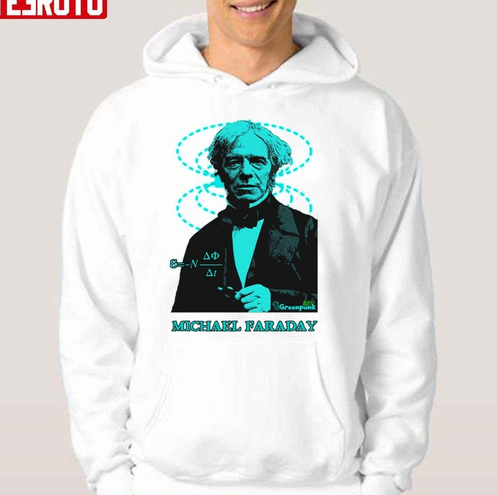 The Genius Design Michael Faraday Unisex Hoodie