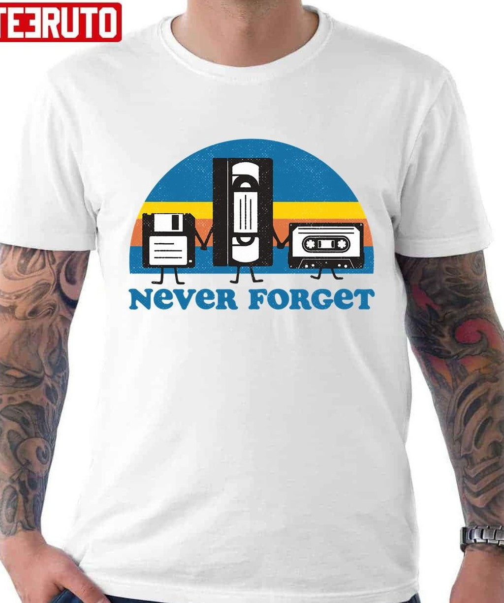 Never Forget 90s Objects Unisex T-Shirt