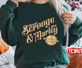 Scrooge And Marley Design Logo A Christmas Carol Unisex Sweatshirt