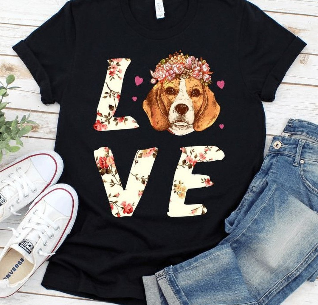 Beagle Dog Lover Gift Mom Dad Unisex T-Shirt